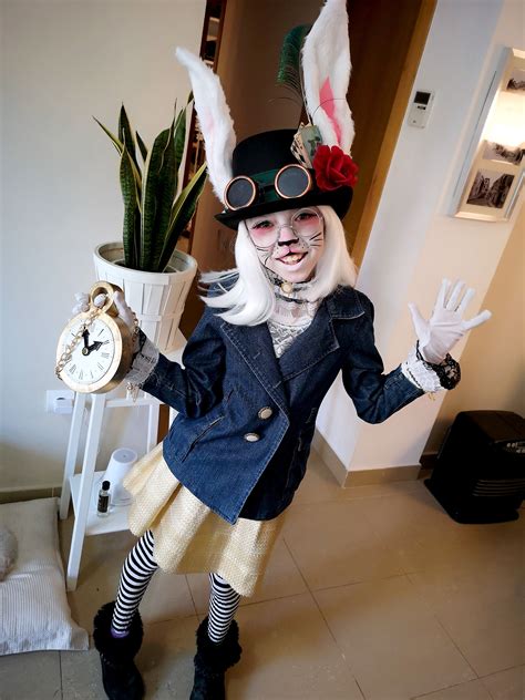 white rabbit from alice and wonderland costume|More.